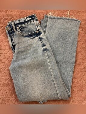 Target Women's Straight Leg Light Blue Jeans